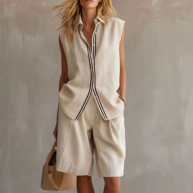Letnie komplety damskie z mies – Linen Shirt Breathable recenzja i cena